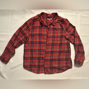 O'Neill Red Plaid Button-Up Shirt